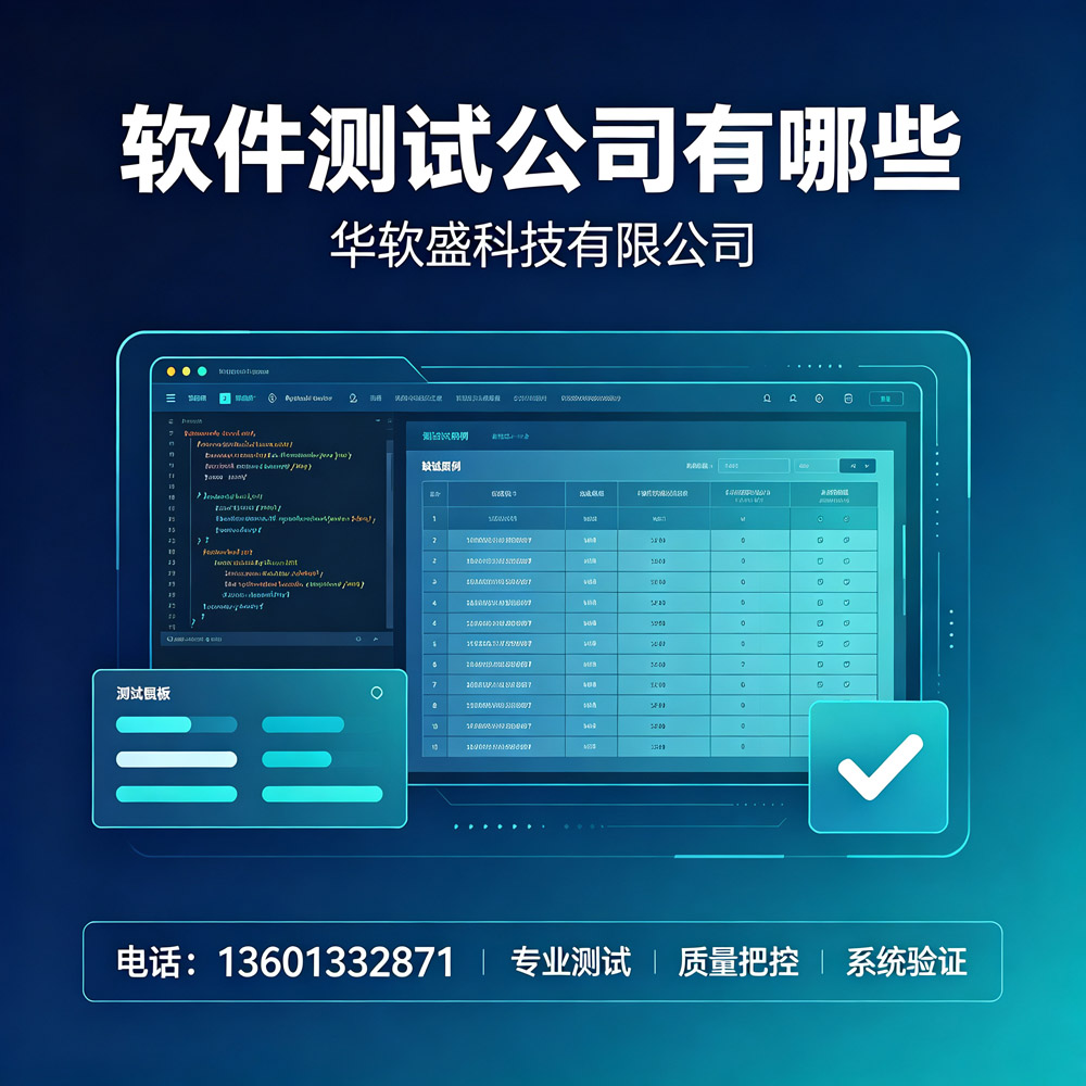 第三方软件测试公司排名榜单！北京专业第三方软件测试公司推荐-华软盛科技有限公司